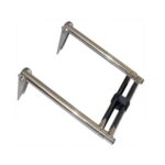 Escada Náutica Telescópica 2 Degraus Inox - Imagem 4