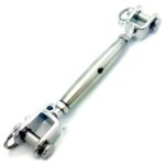 Esticador Tubular Fêmea Fêmea 5mm Inox - Imagem 2