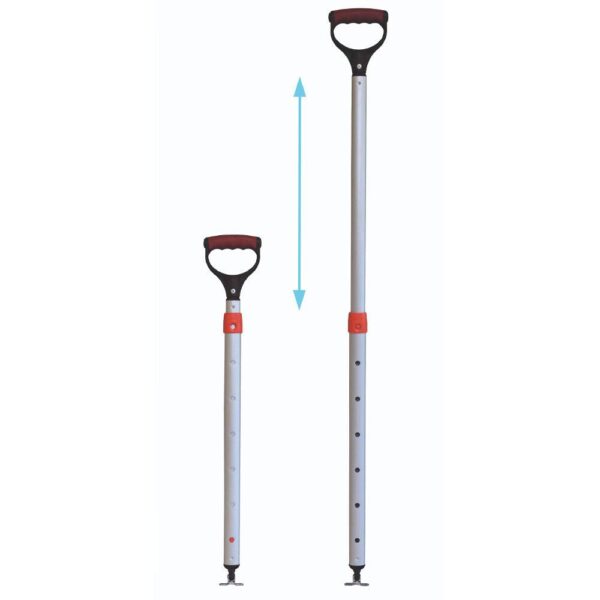 Extensão de leme telescópica para veleiros 70-120cm - Imagem 3