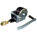 Guincho Manual Para Carreta De Barco Com Fita 800 Libras - Imagem 2