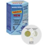 Massa Epóxi Subaquática Piscina Tubolit MEM 1Kg Azul Claro - Imagem 2