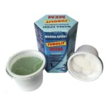 Massa Epóxi Subaquática Piscina Tubolit MEM 1Kg Azul Claro - Imagem 3