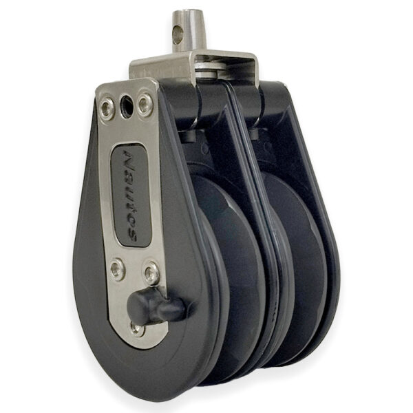 Moitão Duplo Nautos Giratório com 2 Catracas e 57 mm HPE 25 92708 - Imagem 2