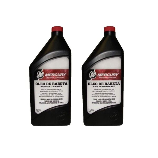 Kit 2X Óleo Para Rabeta De Motor De Centro Mercury Sae90 - Imagem 2