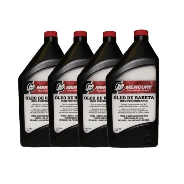 Kit 4X Óleo Para Rabeta De Motor De Centro Mercury Sae90 - Imagem 2