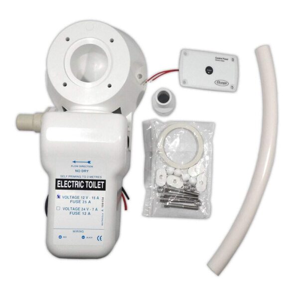 Kit Conversão Vaso Elétrico Jabsco Nautos Tmc 12V - Imagem 2