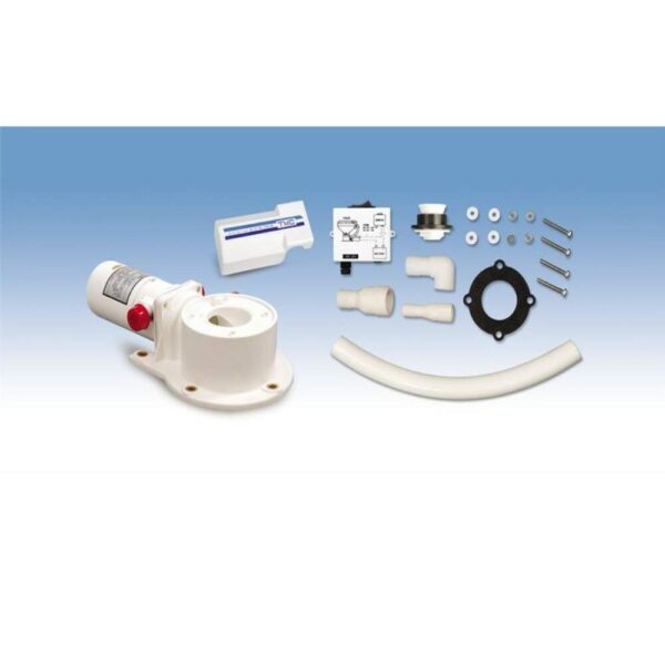 Kit Conversão Vaso Manual Em Elétrico Tmc Jabsco Nautos - Imagem 4