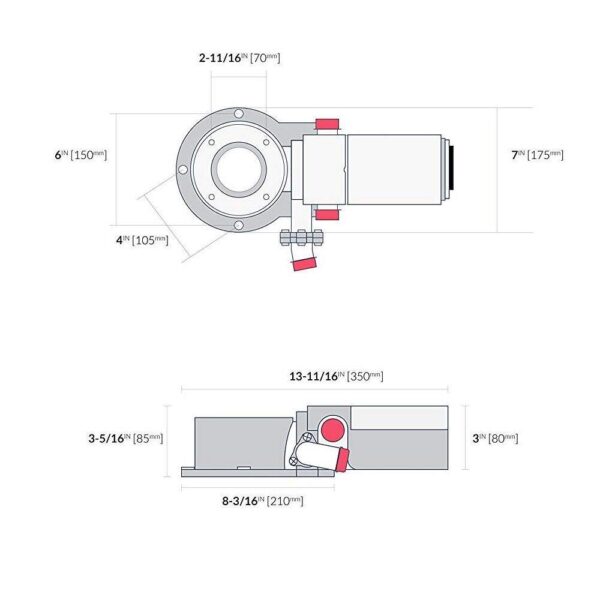 Kit Conversão Vaso Manual Em Elétrico Tmc Jabsco Nautos - Imagem 5