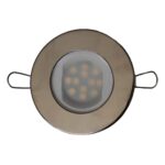 Luminária Redonda LED Inox 12/24V Branco Quente - Imagem 2