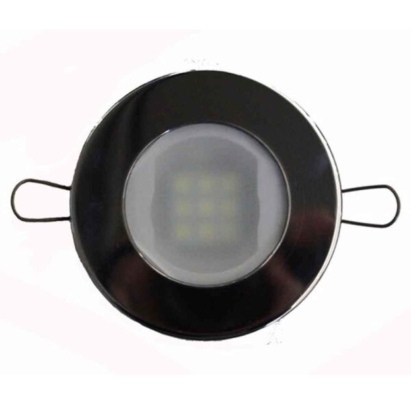 Luminária Redonda LED Inox 12V Branco Frio - Imagem 3