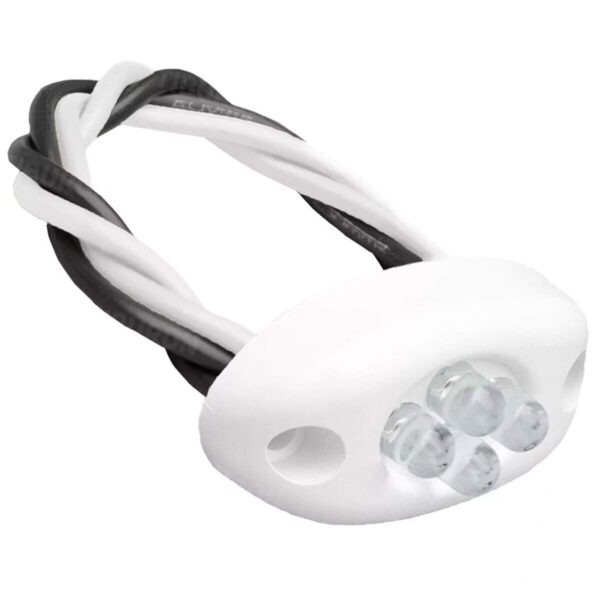 Luz Cortesia Oval Branca Luz Branca - Imagem 2