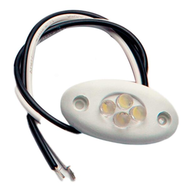 Luz Cortesia Oval Branca Luz Branca - Imagem 4