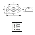 Luz Cortesia Oval Branca Luz Branca - Imagem 5