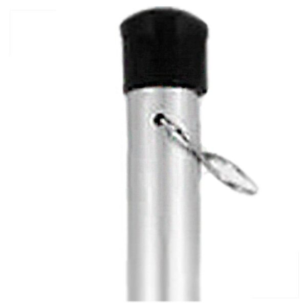 Mastro Porta Bandeira Preto Removivel Alumínio - Imagem 2