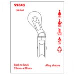 Moitão Nautos 92343 39mm Engatados Alumínio - Imagem 2