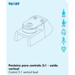 Ponteira Nautos 96189 Controle 3:1 Saída Vertical