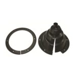 Passa Cabo Attwood 4 Polegadas Borracha Preto