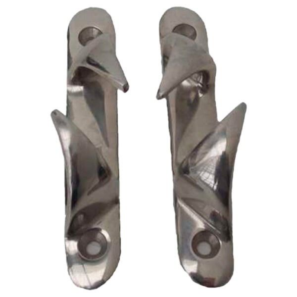 Passa Cabo Latão Cromado 110mm Par - Imagem 2