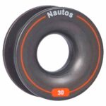 Roldana Nautos 95014 30mm Amarrar Alumínio Anodizado