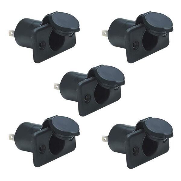 Kit Com 5 Tomadas 12V Em Plástico - Imagem 2