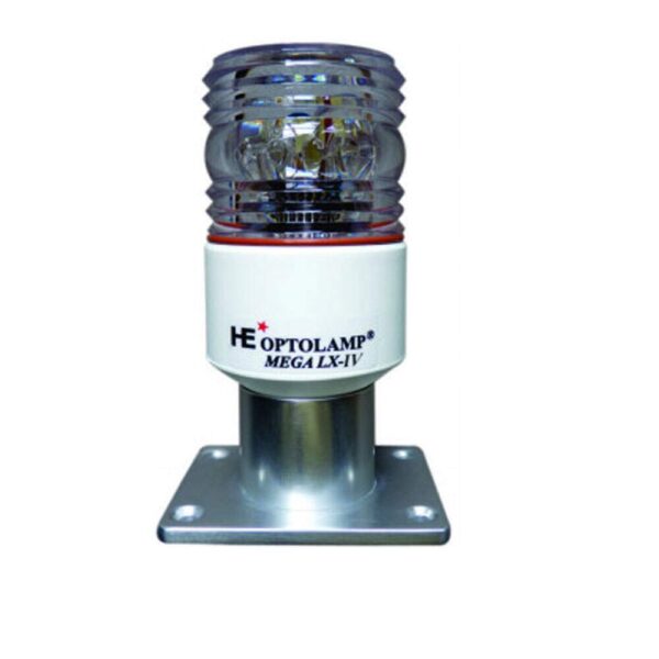 Luz Strobo Para Lanchas 4 Em 1 LED Optolamp Mega Lx IV Branca - Imagem 2