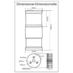 Luz Super Strobo 4 Em 1 LED Optolamp Sapphire II Branca - Imagem 3