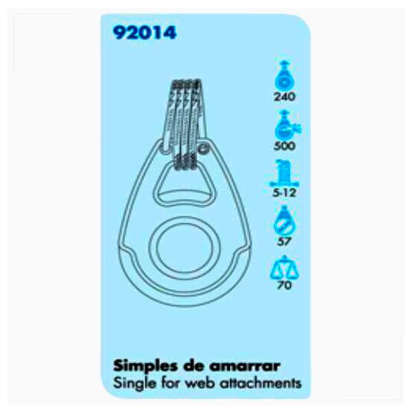 Moitão Nautos 92014 Organic 57mm Amarrar - Imagem 3