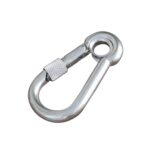 Mosquetão Com Olhal e Trava 10mm Inox - Imagem 3