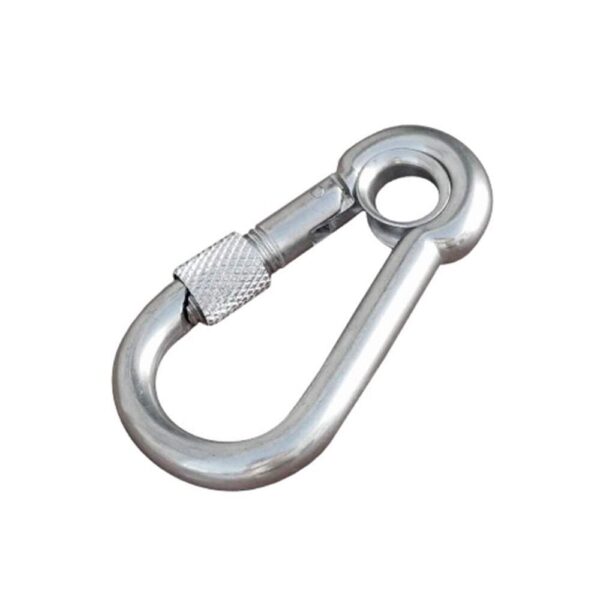 Mosquetão Com Olhal e Trava 10mm Inox - Imagem 3