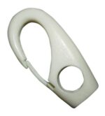 Mosquetão Plástico Grande Nylon Branco - Imagem 3