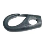 Mosquetão Plástico Pequeno Nylon Preto - Imagem 2