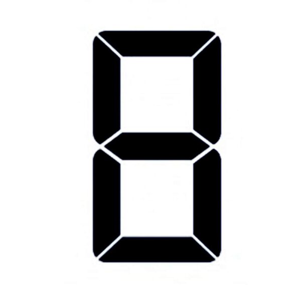 Numeral Para Velas Laser Preto - Imagem 3