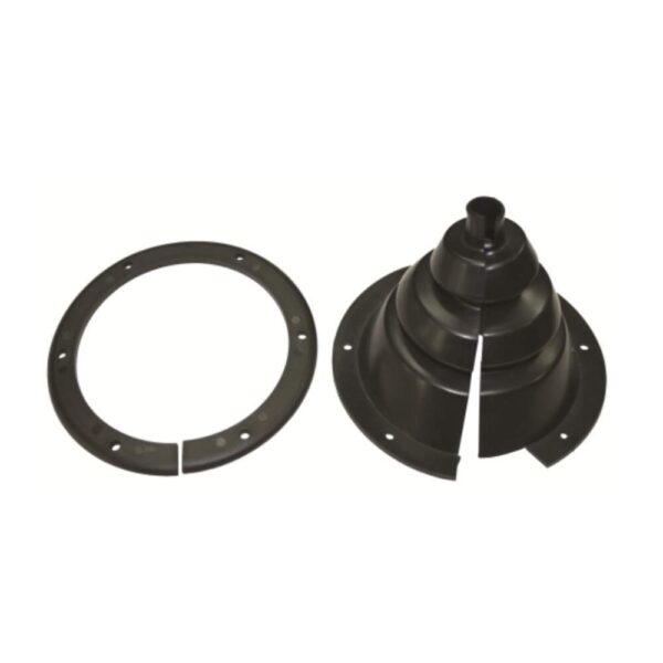 Passa Cabo Attwood 4 Polegadas Borracha Preto - Imagem 2