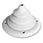 Passa-cabo de Comando Direção até 12MM 4 Pol Branco Trem - Imagem 2