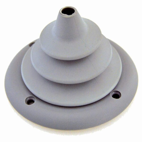 Passa-cabo de Comando Direção até 12MM 4 Pol Branco Trem - Imagem 3