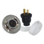 Plug Tomada 2 Pinos A Prova de Água - Imagem 2