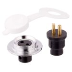 Plug Tomada 2 Pinos A Prova de Água - Imagem 4