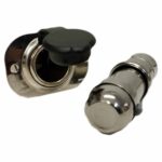 Tomada 12V com Acendedor de Cigarros Inox - Imagem 2