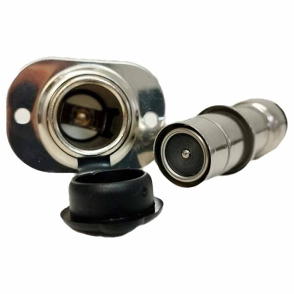 Tomada 12V com Acendedor de Cigarros Inox - Imagem 3