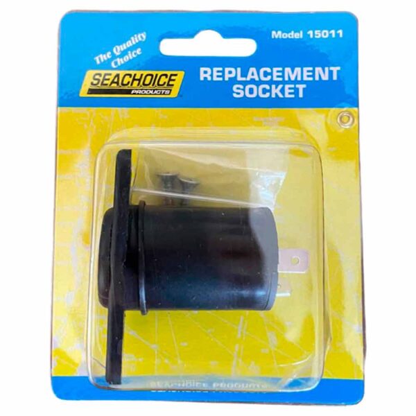 Tomada S50-15011 12V Plástico Preto - Imagem 3