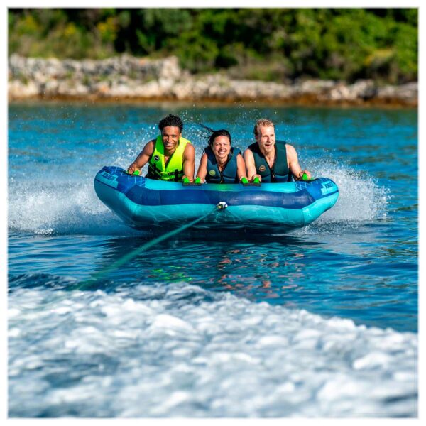 Boia Náutica Airstream 3 Pessoas Blue Jobe Rebocável Lancha Jet - Imagem 7