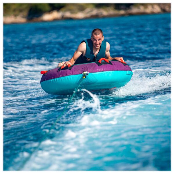 Boia Náutica Droplet Purple 1 Pessoa Jobe Rebocável Lancha Jet - Imagem 9