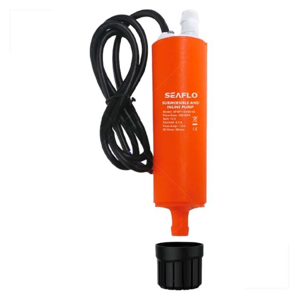 Bomba Porão Portátil Água e Óleo Seaflo 500Gph 12V  Seaflo - Imagem 2