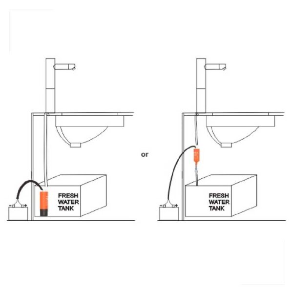 Bomba Porão Portátil Água e Óleo Seaflo 500Gph 12V  Seaflo - Imagem 4