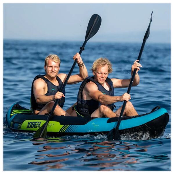 Caiaque Inflável 2 Lugares Croft Turqueza Jobe Sports - Imagem 7