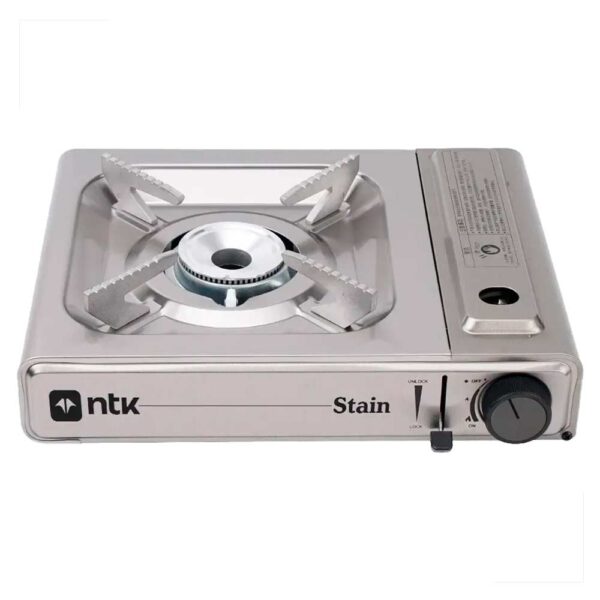 Fogareiro Stain a Gás Inox Camping Náutica NTK - Imagem 2