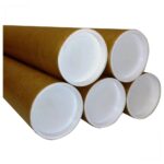 Kit 5 Tubos Postal de Papelão 100x6 cm com Tampa