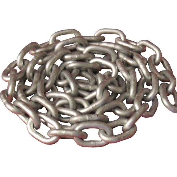 Kit 20 metros Corrente Calibrada 8mm Galvanizada Guincho Âncora - Imagem 3