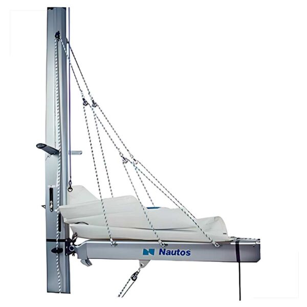 Kit Lazy Jack Nautos 91915 Veleiros Até 31 Pés Cabo Branco - Imagem 2