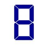 Numeral Para Velas Optimist Azul - Imagem 3